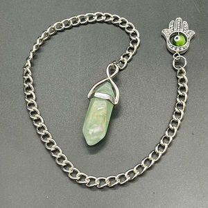Fluorite/Hamsa Hand Pendulum